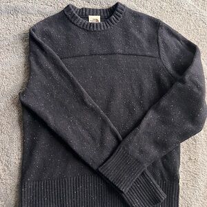 The North Face Black Wool-Blend Crew Neck sweater